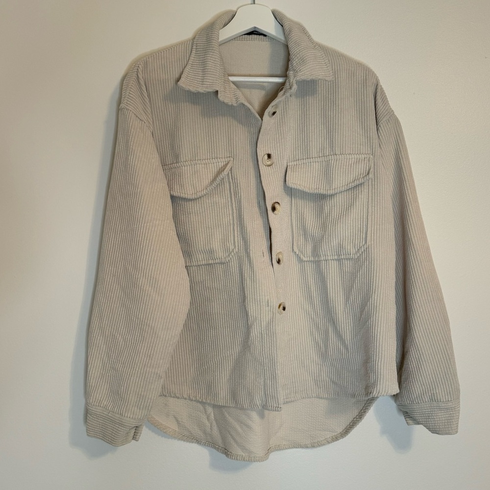Women’s Tan Corduroy Cardigan Size: S